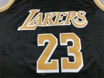 NBA 23 James Lakers 2024-25 noir Maillot brodé